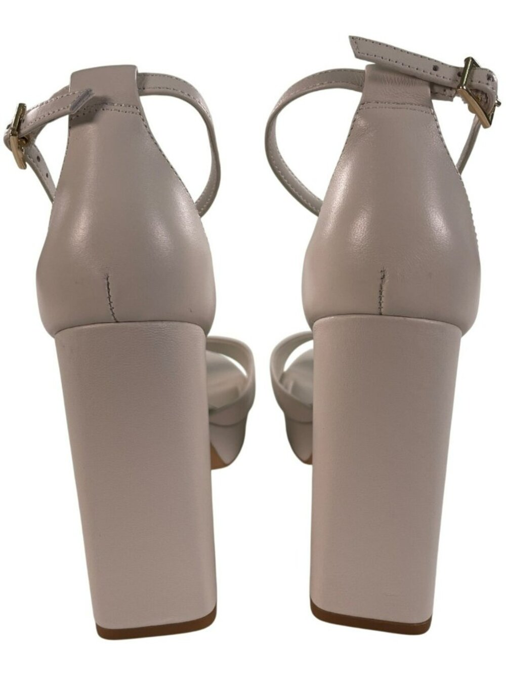 Aldo Anaegyn 2.0 White Block Heel Platform Sandals Women's Size 8.5 MSRP$130 NEW - Picture 7 of 11
